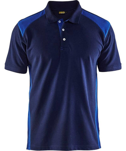 Poloshirt Blaklader Pique navy blauw