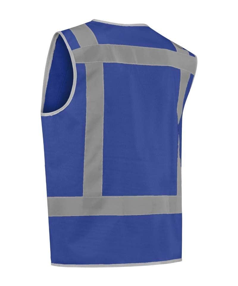 RWS Veiligheidshesje blauw achterkant