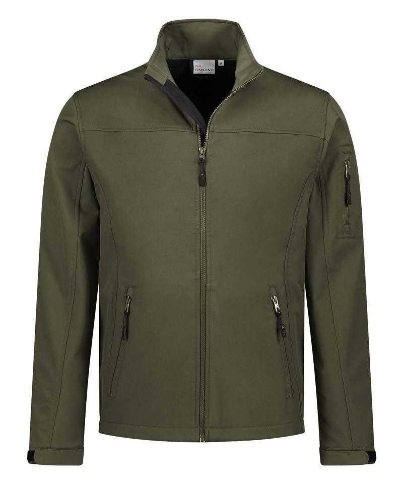 Softshell jas Santino Santo groen
