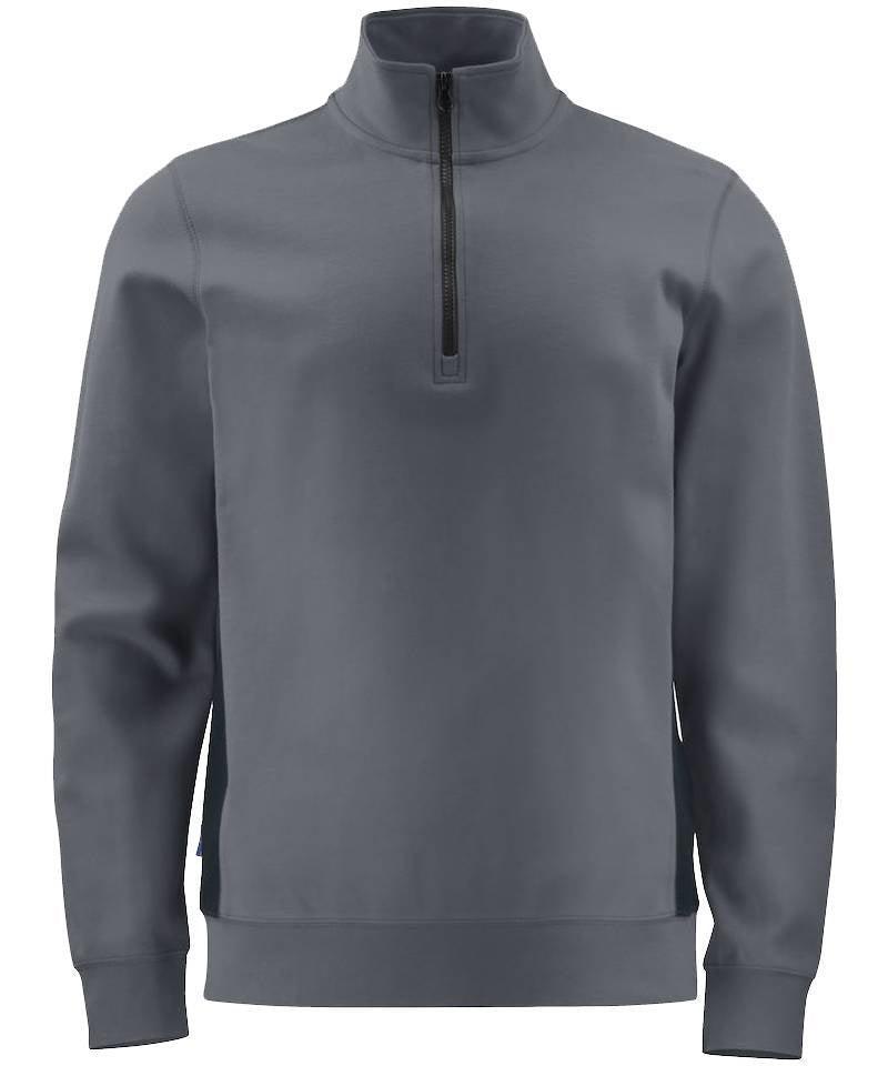ProJob zipneck sweater 2128 grijs