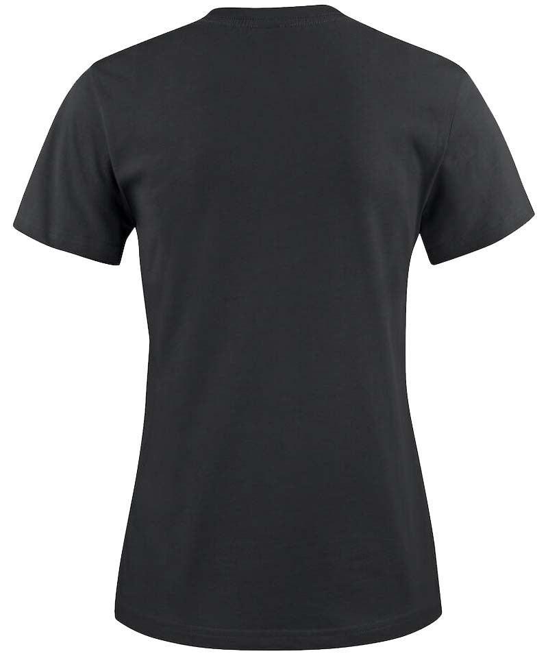 Printer Heavy T-shirt Dames Ronde hals achterkant