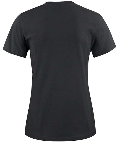 Printer Heavy T-shirt Dames Ronde hals achterkant