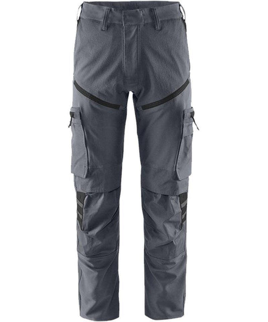 Fristads werkbroek Skarup 2653 Stretch grijs voorkant
