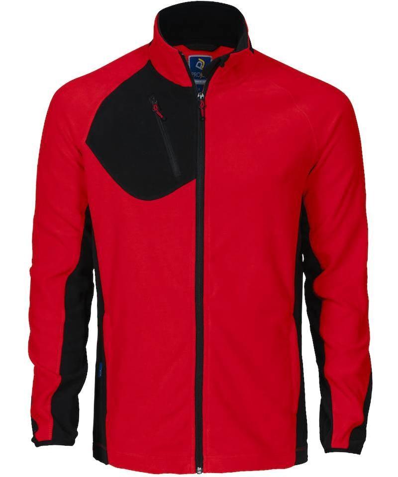 Fleece vest ProJob 2325 rood