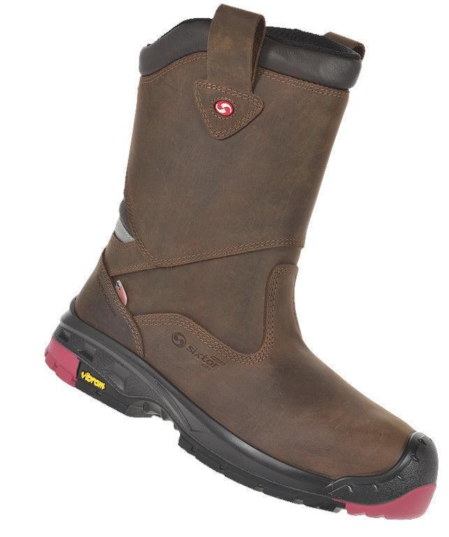 Sixton werklaarzen S7S SR Canyon Hdry gevoerd Donkerbruin schuin