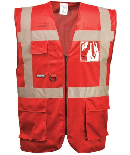 Portwest Veiligheidsvest Executive Iona  rood