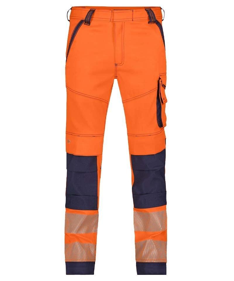 Reflecterende werkbroek stretch Dassy Aruba oranje