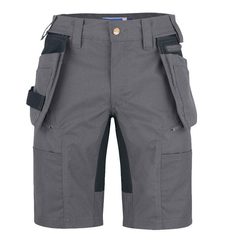 Korte werkbroek stretch Projob 3521 grijs
