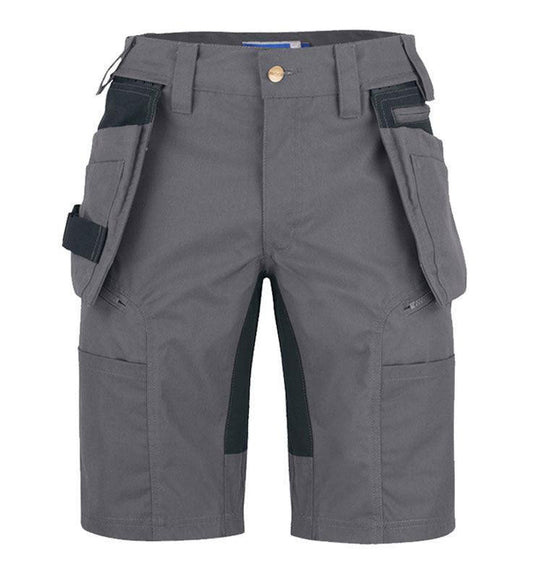 Korte werkbroek stretch Projob 3521 grijs