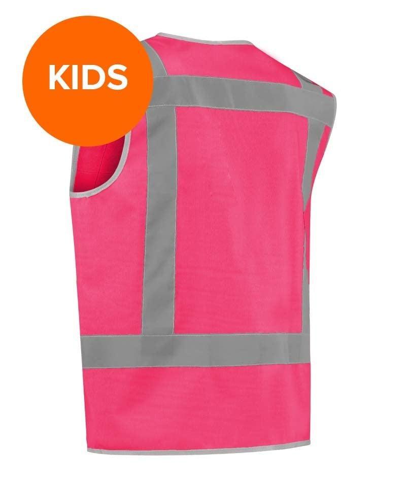 RWS Kinderveiligheidshesje roze achterkant