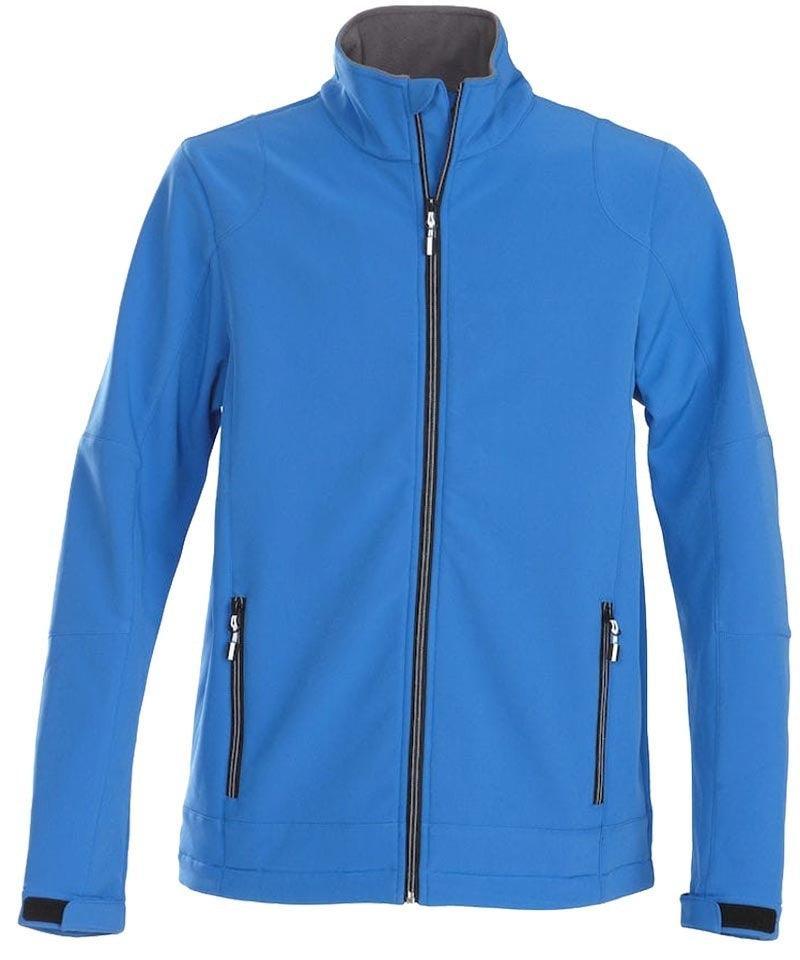 Softshell jas Printer Trial kobaltblauw