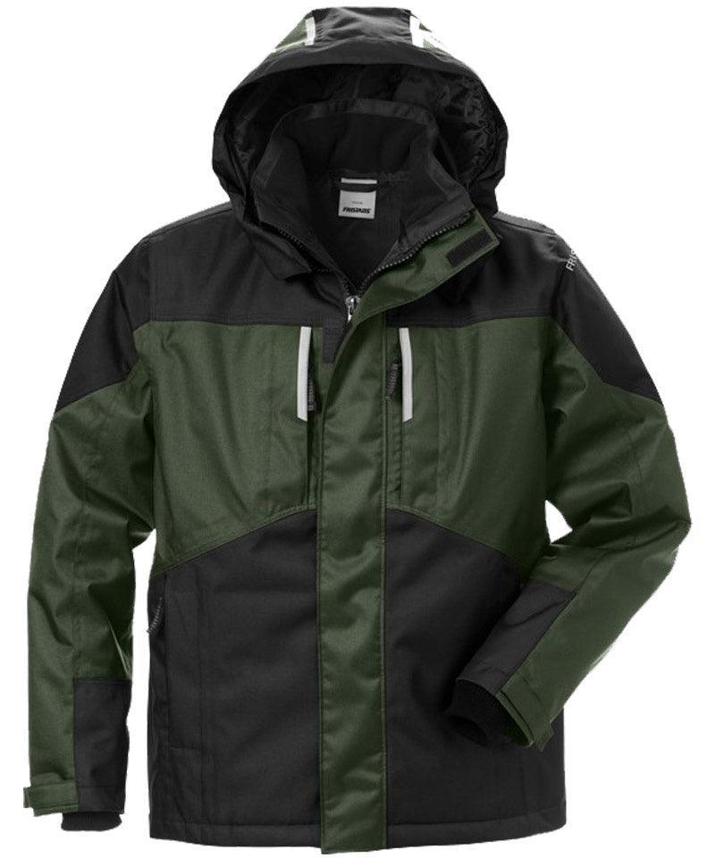 Winterjas Fristads Airtech 4058 groen voorkant