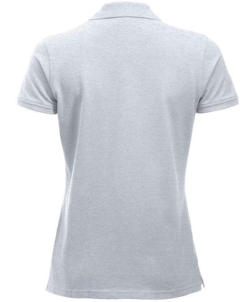 Dames poloshirt Marion wit achterkant