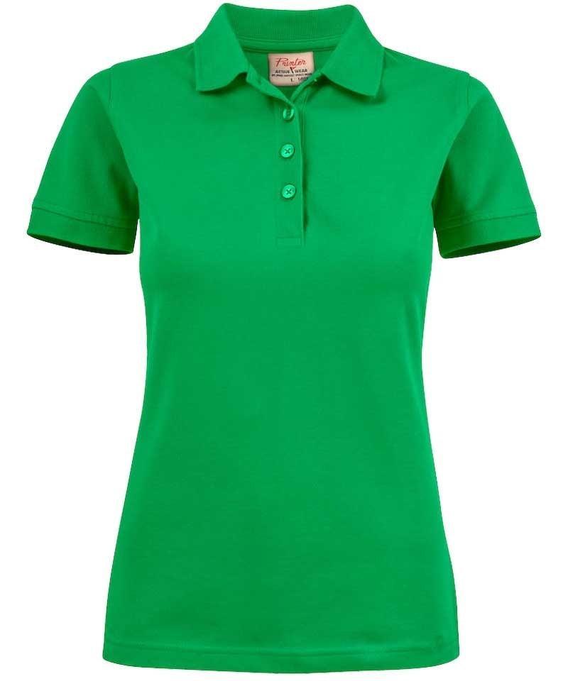 Dames poloshirt Surf stretch Printer groen