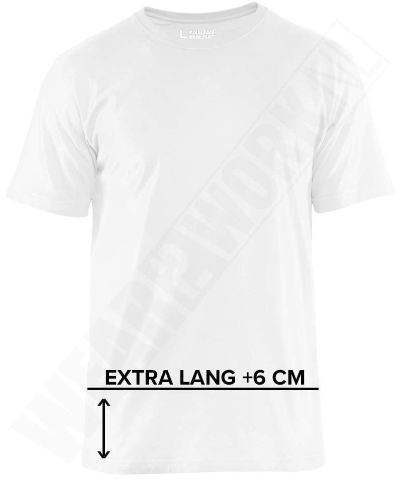 Blaklader t-shirt extra lang 3525 wit