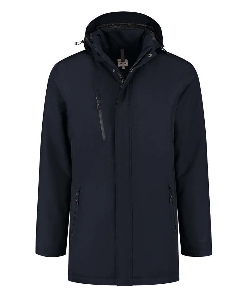 Gevoerde parka jas Santino Santiago navy