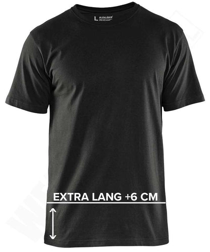 Blaklader t-shirt extra lang 3525 zwart