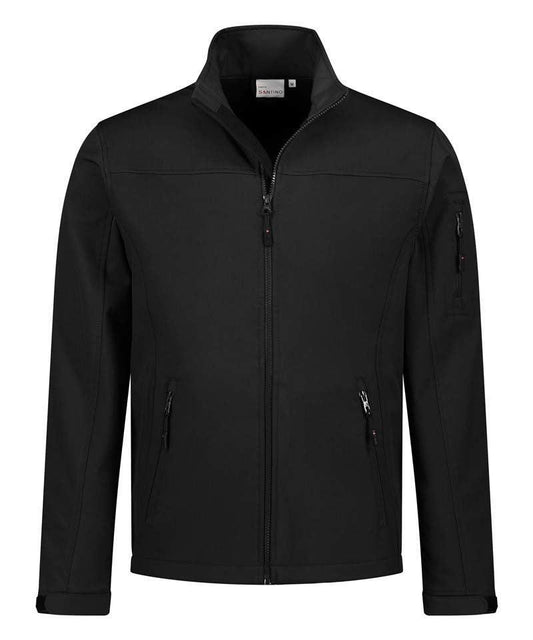 Softshell jas Santino Santo zwart