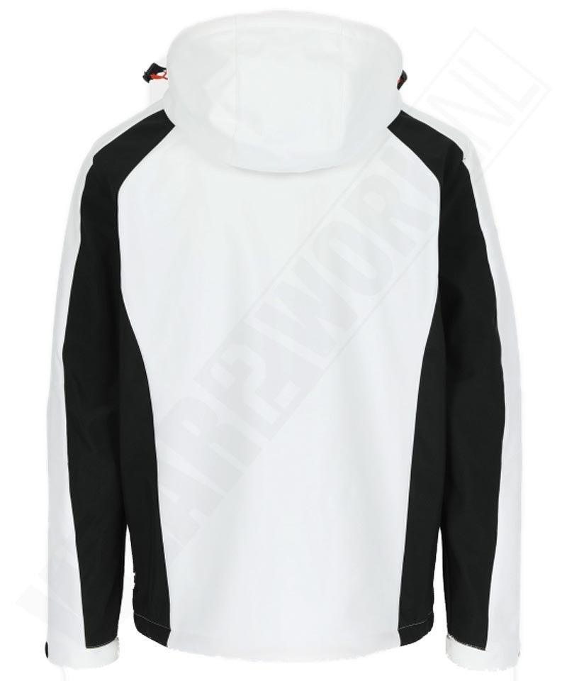 Softshell schildersjas Herock Trystan achterkant