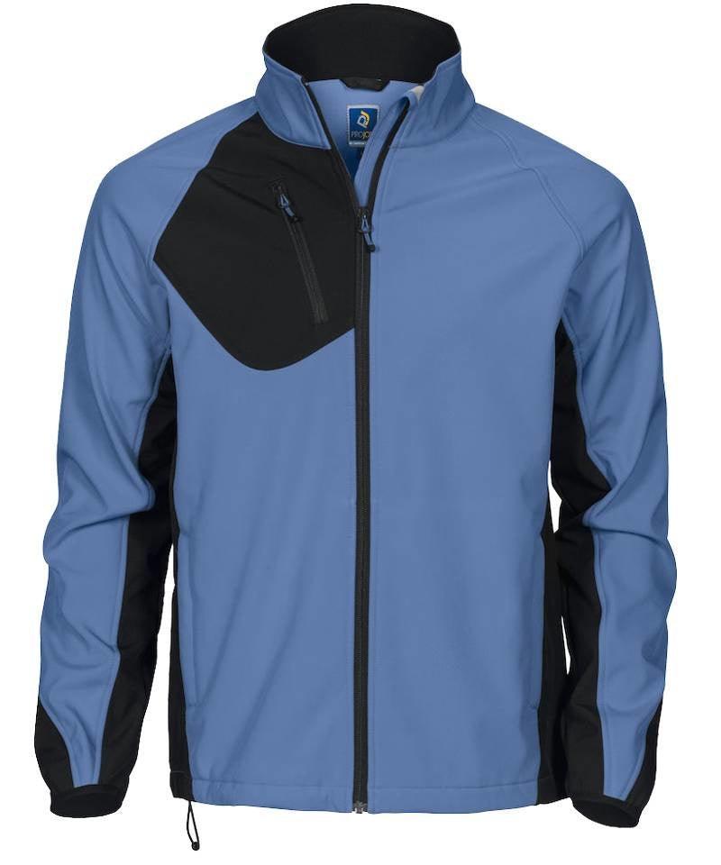 Softshell jas ProJob 2422 blauw
