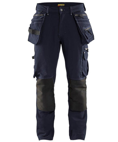 Blaklader werkbroek 4-way stretch 1998 navy voorkant