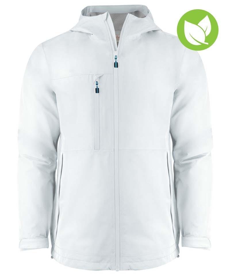 Regen softshell Printer Hiker wit