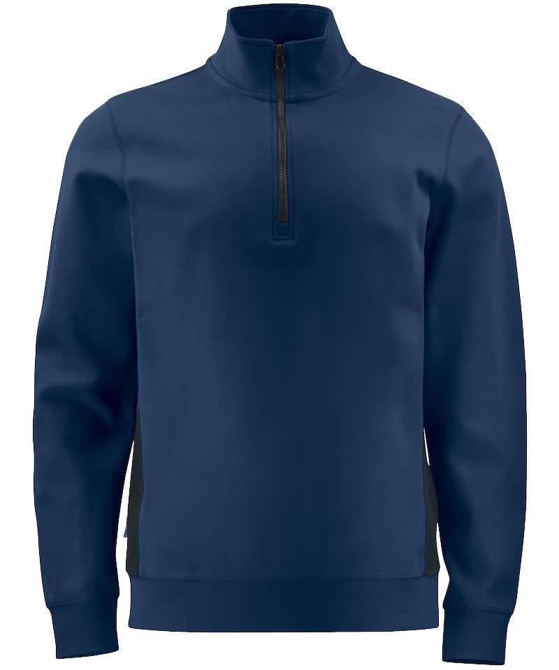 ProJob zipneck sweater 2128 navy