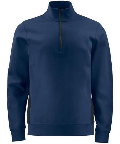 ProJob zipneck sweater 2128 navy