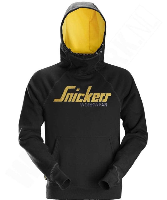 Hoodie Snickers 2889 zwart voorkant