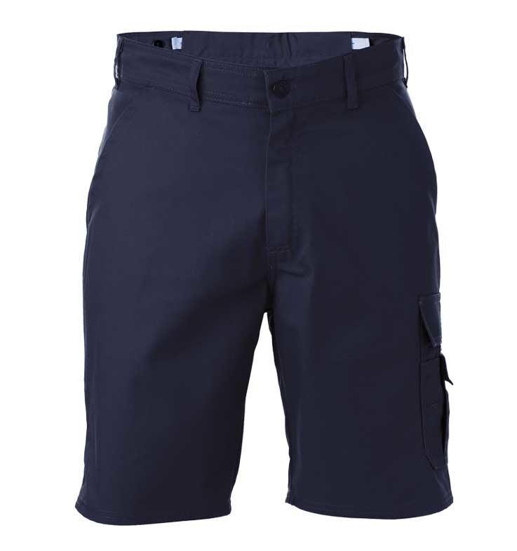 Korte werkbroek Novara navy voorkant