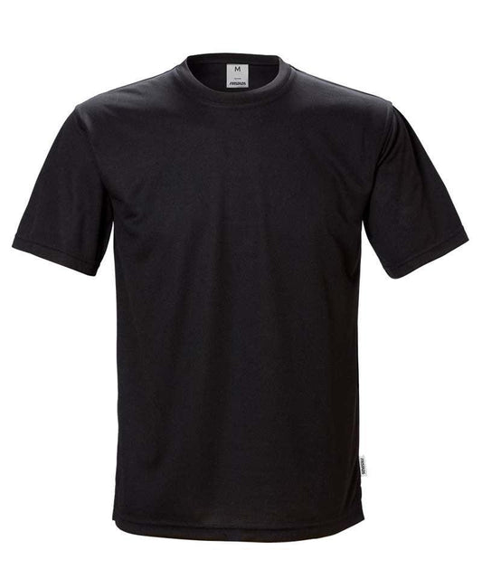 Coolmax t-shirt Fristads 100% 918 zwart voorkant