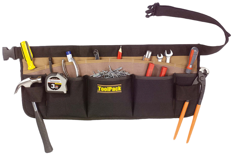 gereedschapshouder toolpack gevuld