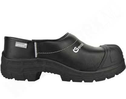 Leren klompen S3 SRC Syrdic