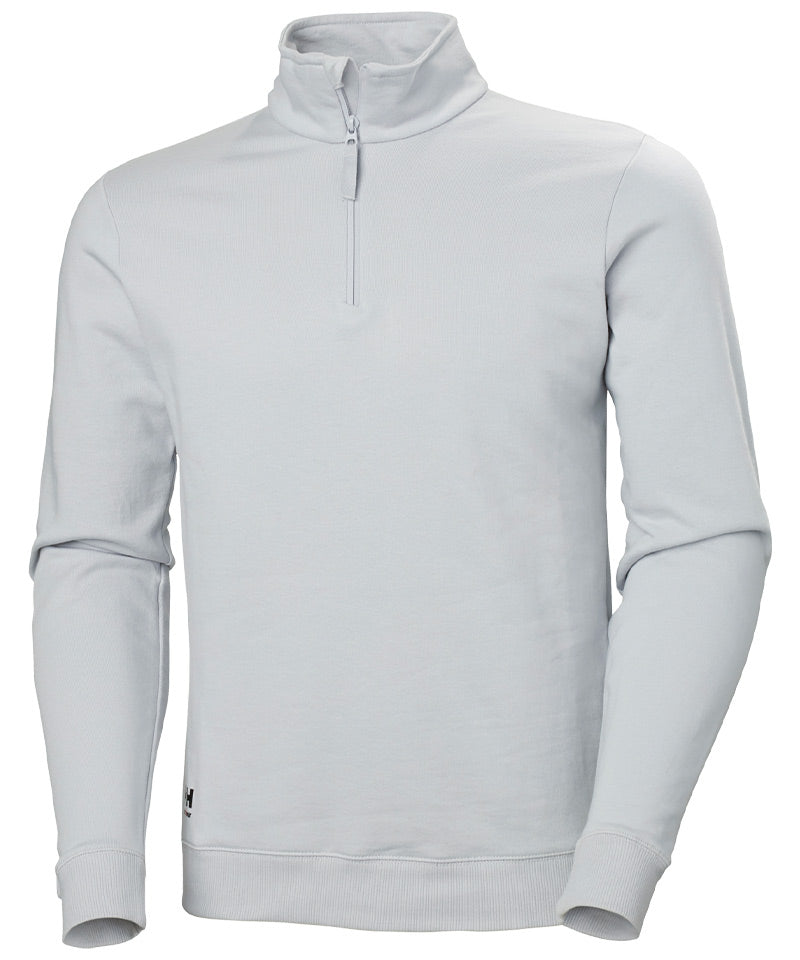 Zipneck sweater Classic Helly Hansen grijs voorkant