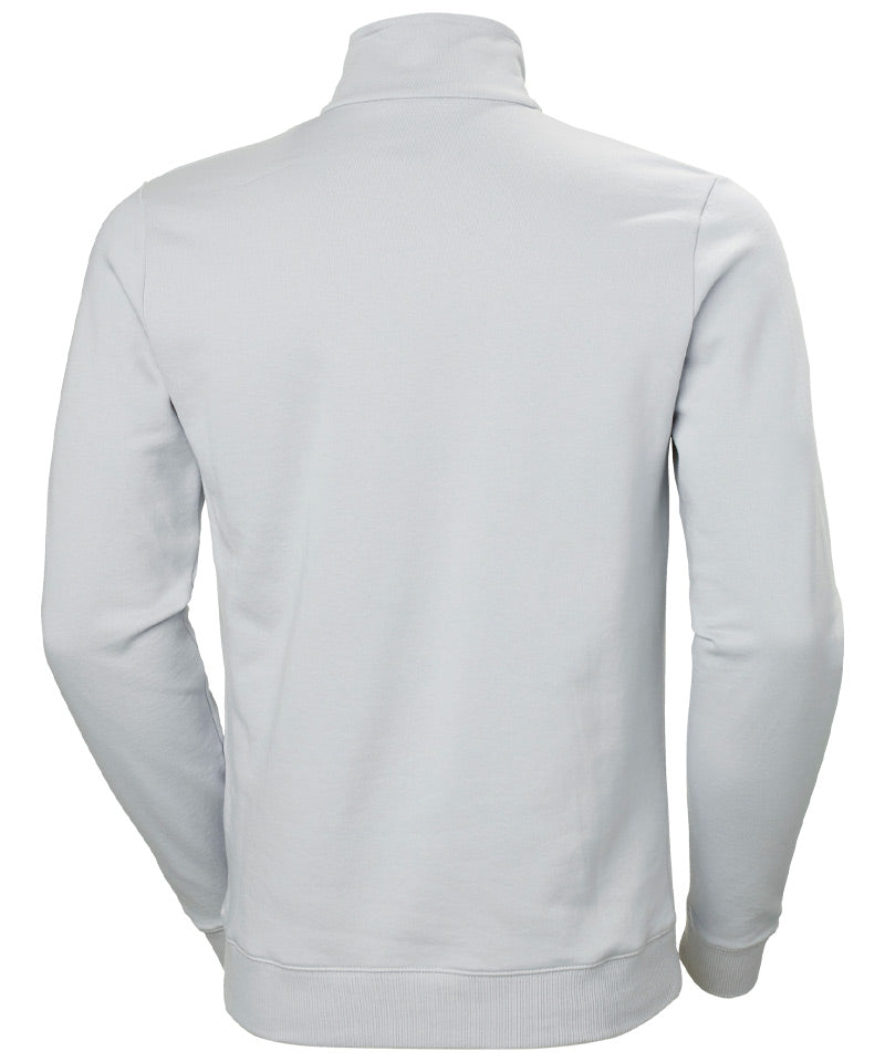 Zipneck sweater Classic Helly Hansen grijs achterkant