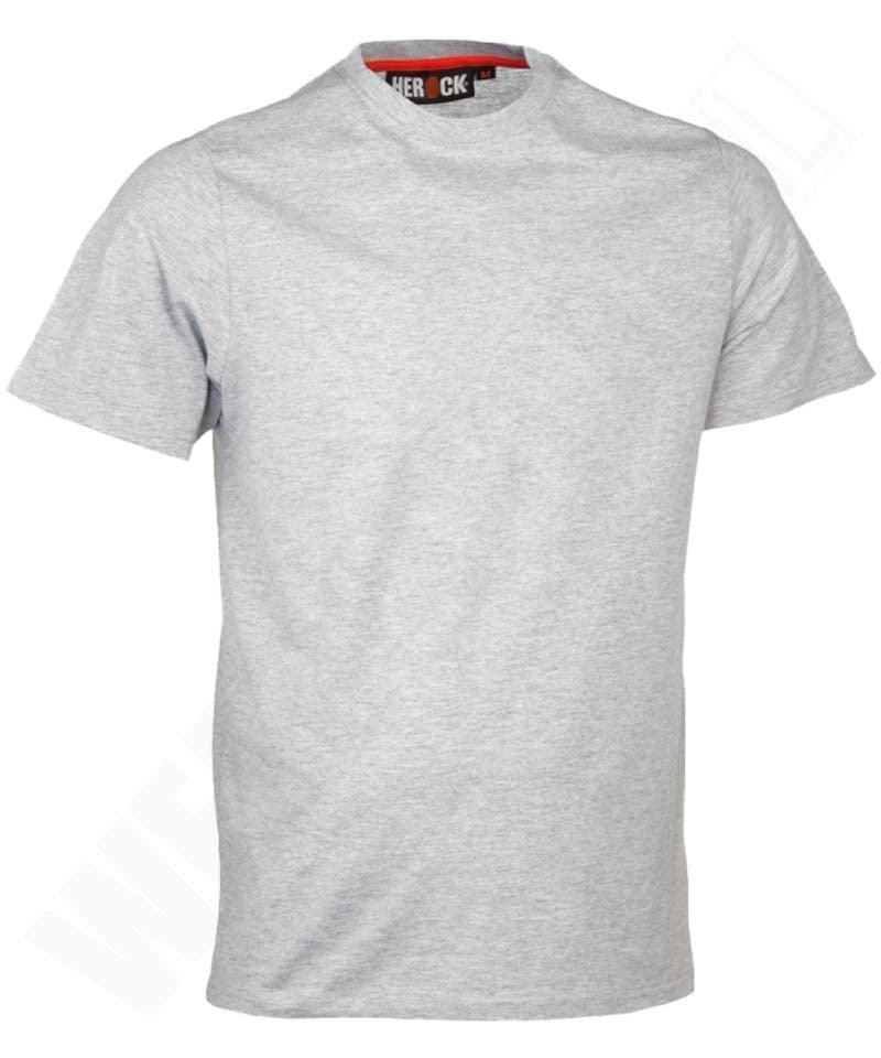 T-shirt Herock Argo lichtgrijs voorkant
