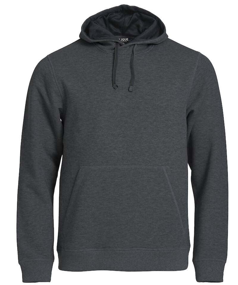 Classic hoodie Clique antraciet