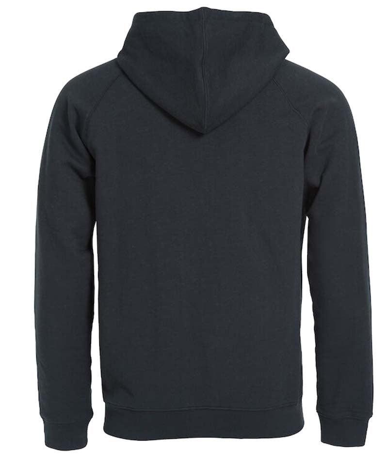 Classic hoodie Clique zwart achterkant