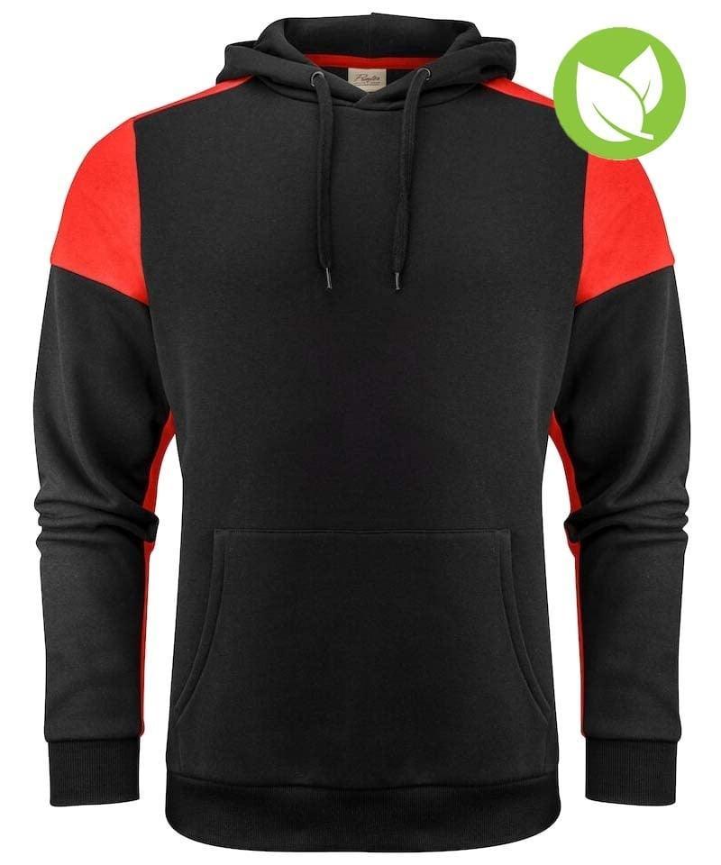 Hoodie Printer Prime zwart rood