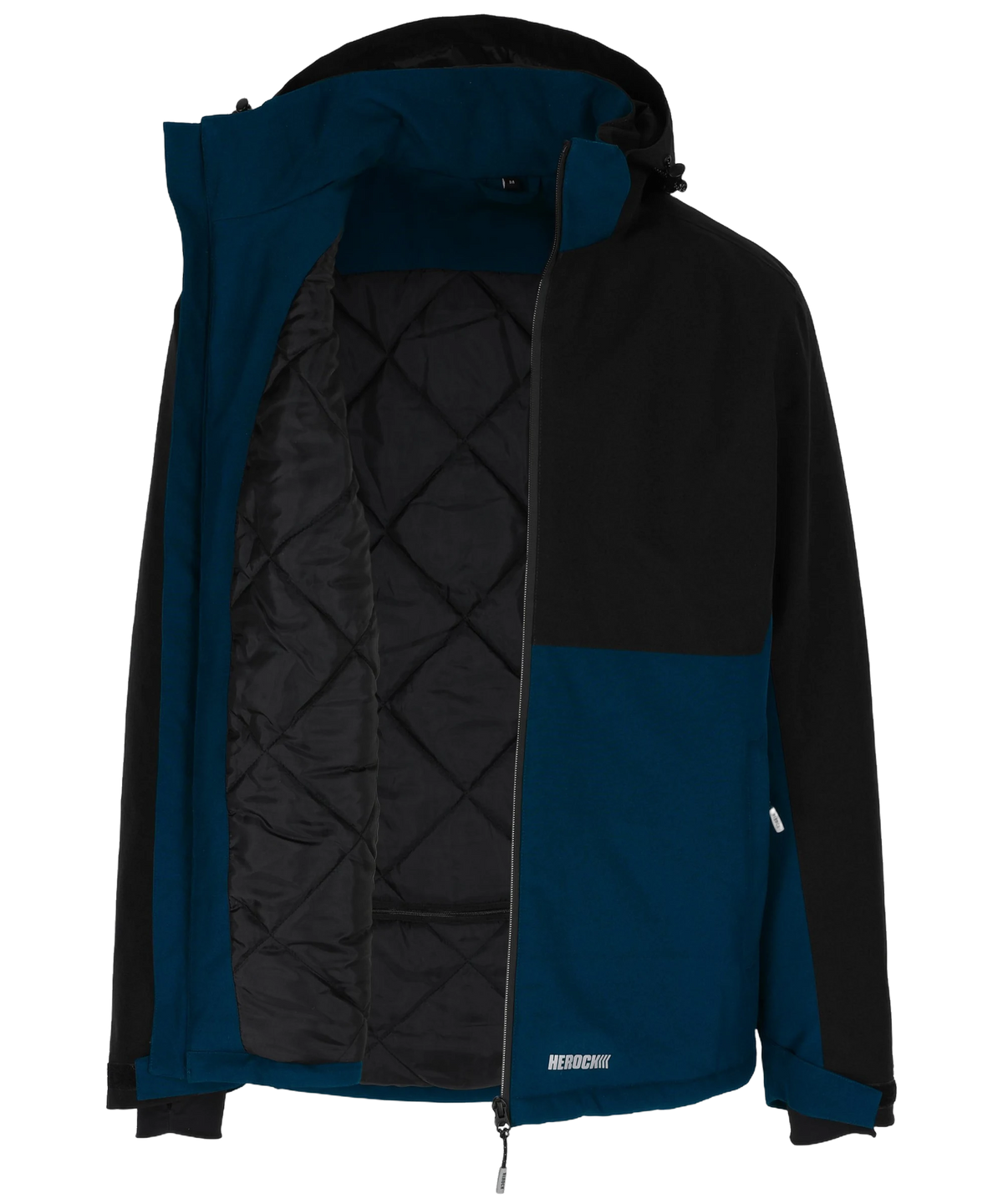 Herock Gevoerde winterjas Orion zwart navy 3