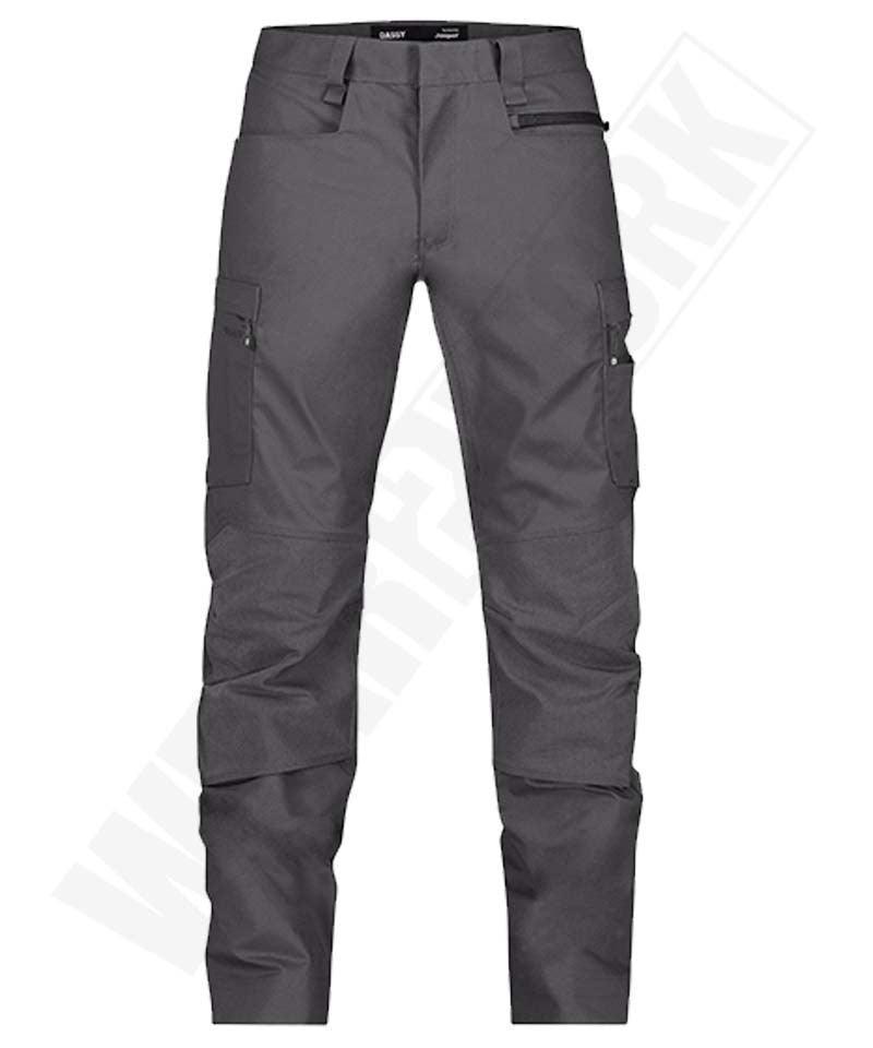 Dassy Jasper Werkbroek stretch antraciet voorkant