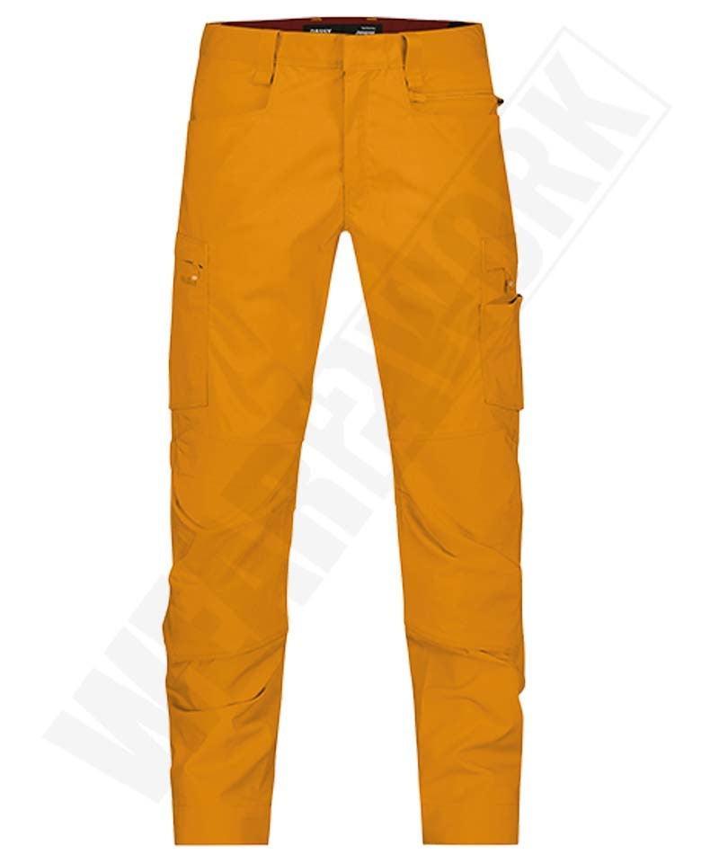 Dassy Jasper Werkbroek stretch geel voorkant