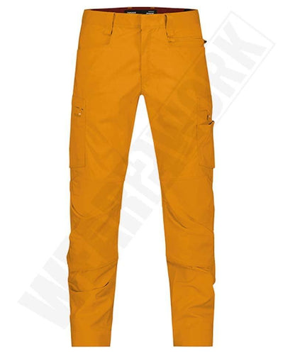 Dassy Jasper Werkbroek stretch geel voorkant