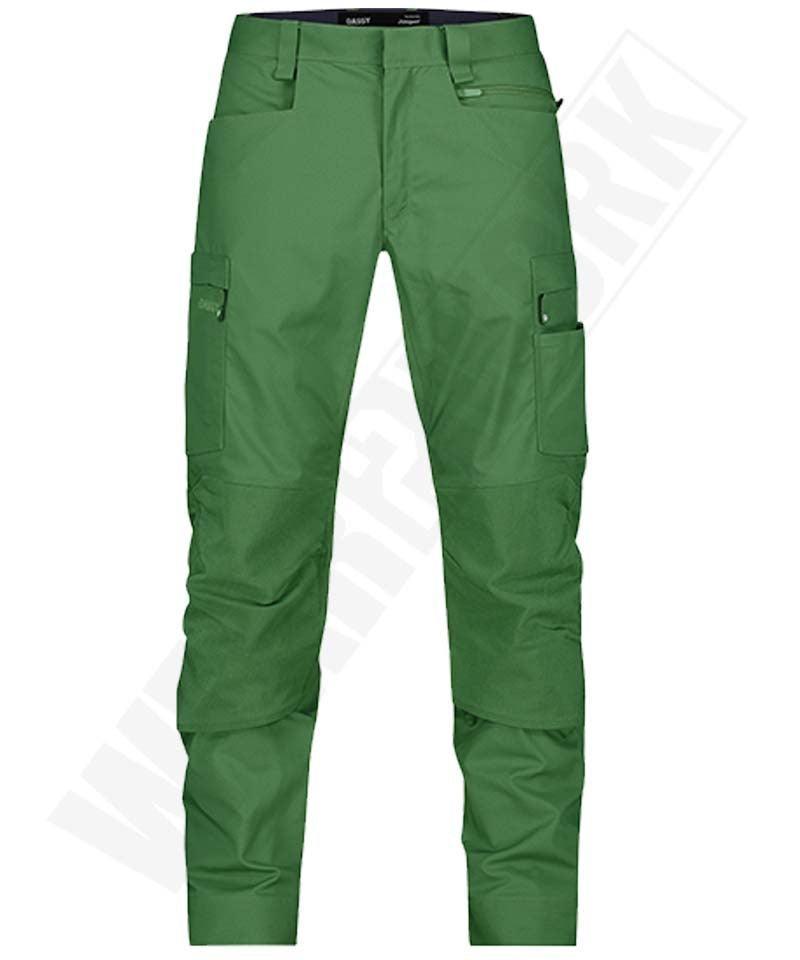 Dassy Jasper Werkbroek stretch groen voorkant