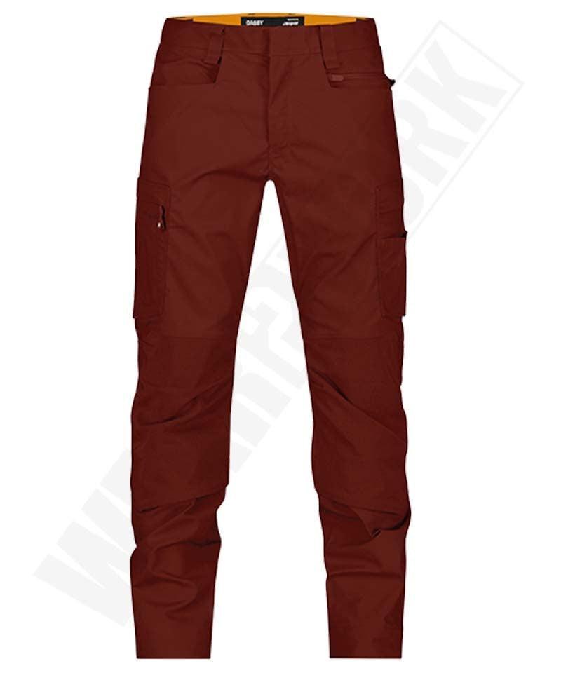Dassy Jasper Werkbroek stretch rood voorkant