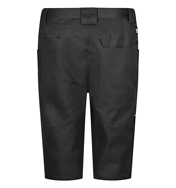 Korte werkbroek Kasai stretch Safety Jogger zwart achterkant