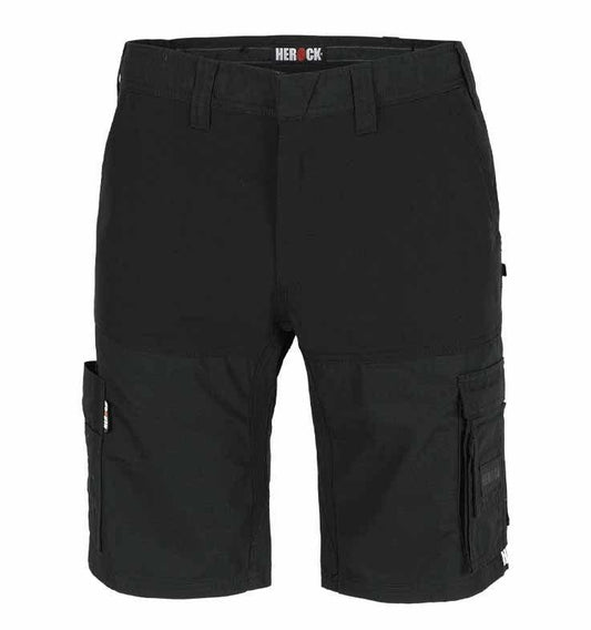 Korte werkbroek Stretch Herock Hespar Bermuda zwart
