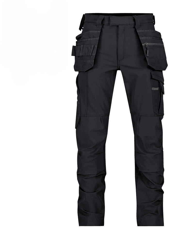 Werkbroek Dassy Matrix 4-way stretch Black Edition voorkant