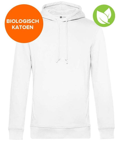 Organic hoodie B&C wit