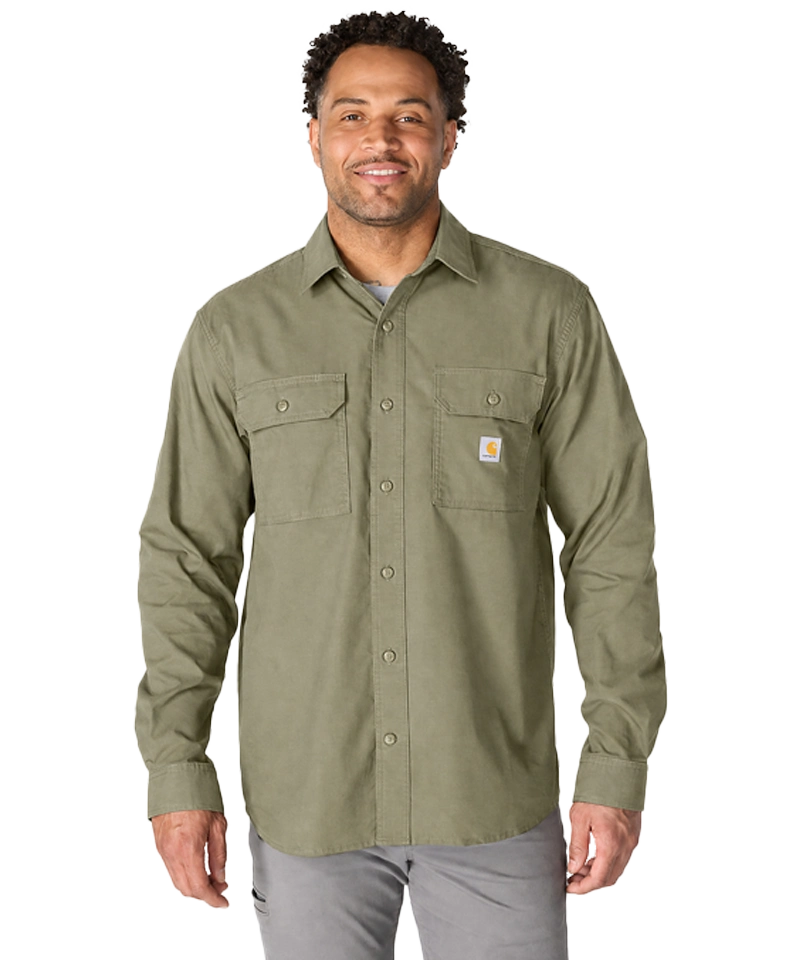 Carhartt Glenwood Overhemd 107685 model aan voorkant